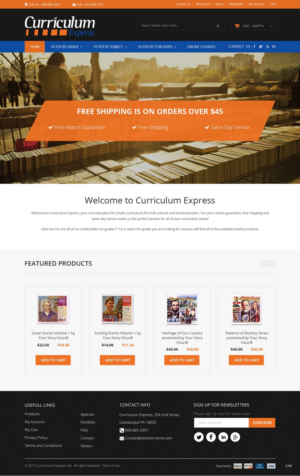 Web Design by pb for Curriculum Express | Design: #13561000