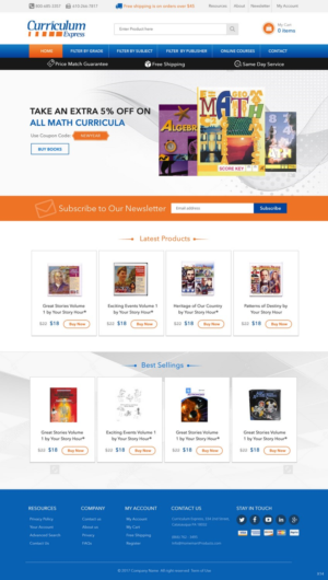 Web Design by pb for Curriculum Express | Design: #13574127