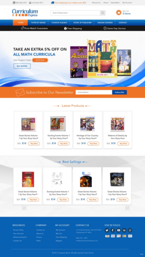 Web Design by pb for Curriculum Express | Design: #13574128