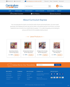 Web Design by pb for Curriculum Express | Design: #13574129