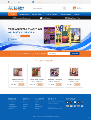 Web Design by pb for Curriculum Express | Design: #13809042
