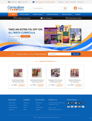Web Design by pb for Curriculum Express | Design: #13858398