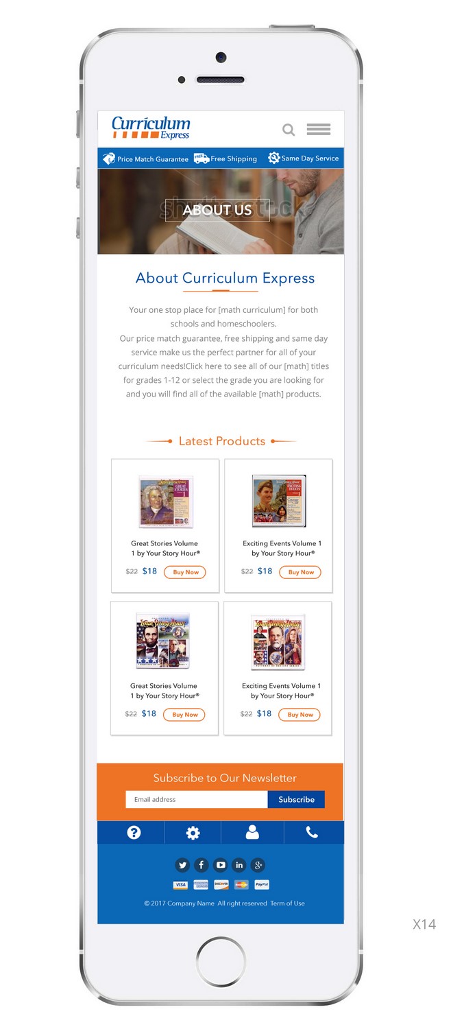 Web Design by pb for Curriculum Express | Design #14018108