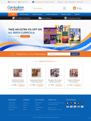 Web Design by pb for Curriculum Express | Design: #14018112