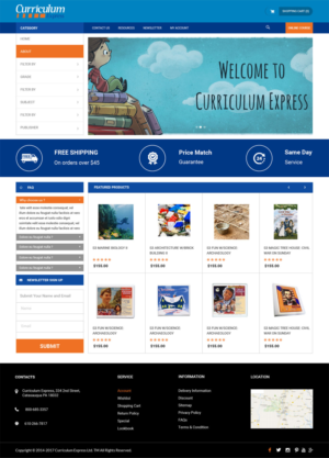 Web Design by e-graphics for Curriculum Express | Design: #13711024