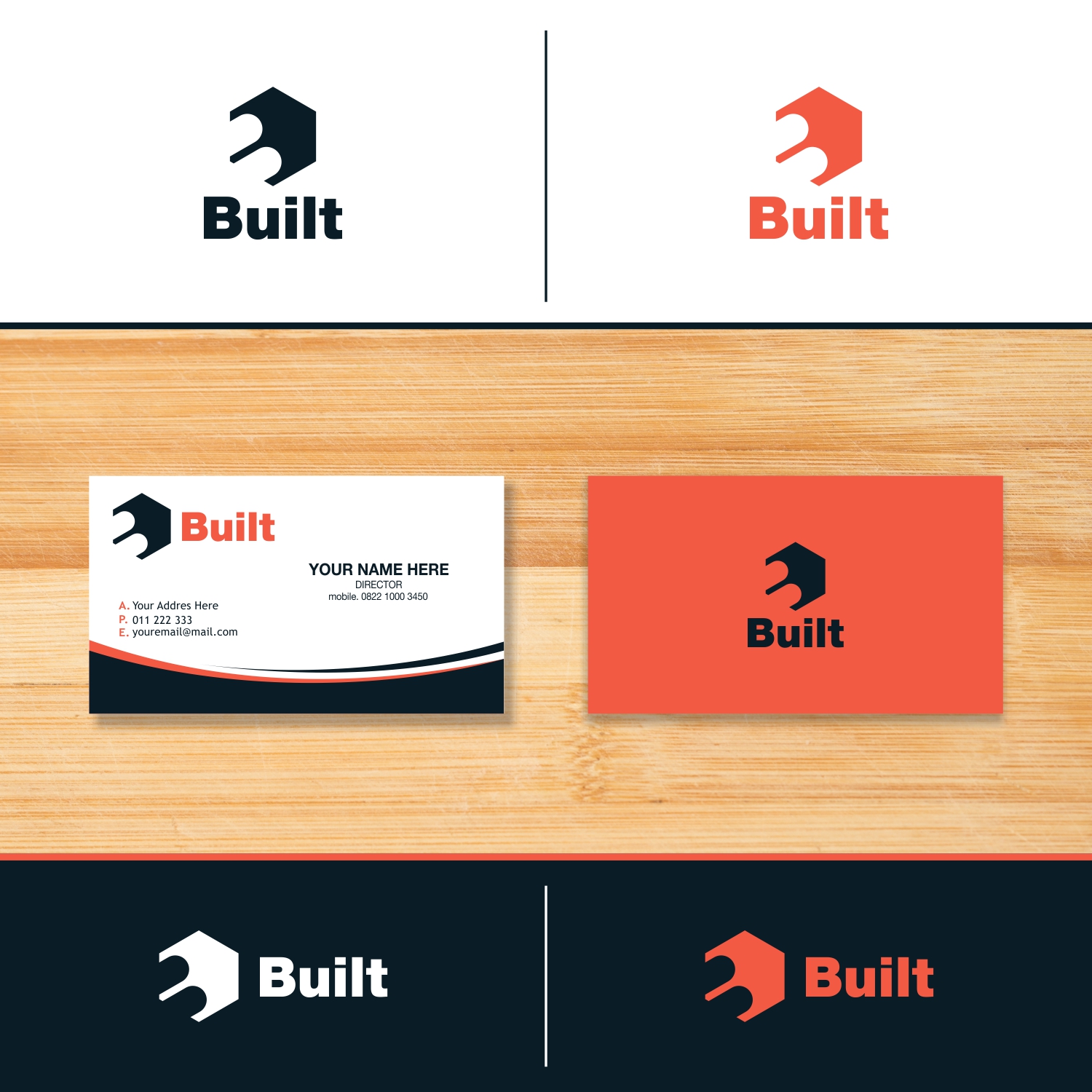 Logo Design by manto.bjb for Built Construction Incorporated  | Design #13529250