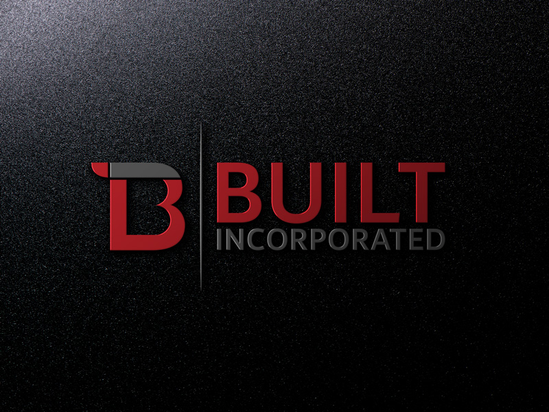 Logo Design by I AM NOBODY for Built Construction Incorporated  | Design #13543835
