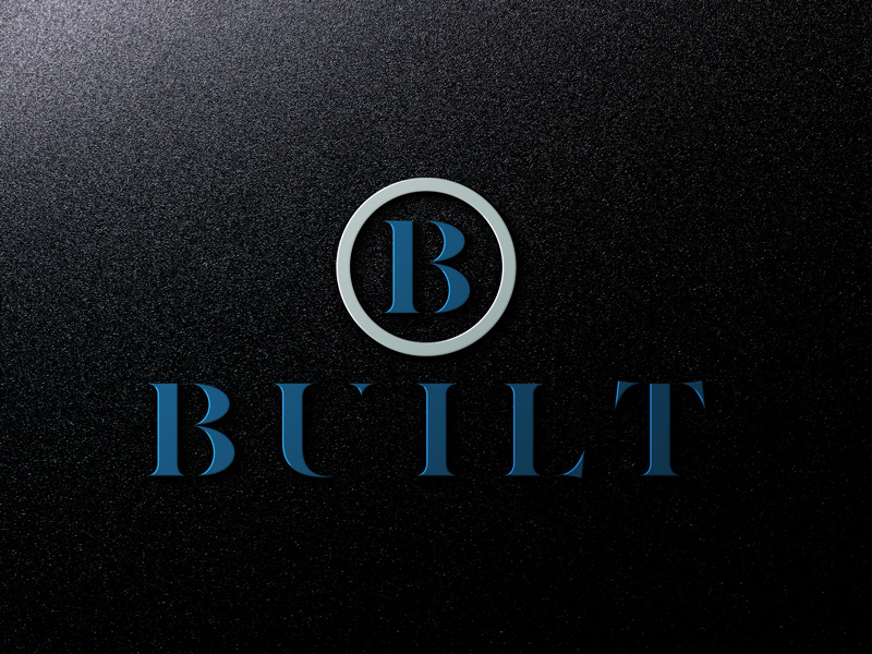 Logo Design by I AM NOBODY for Built Construction Incorporated  | Design #13543836