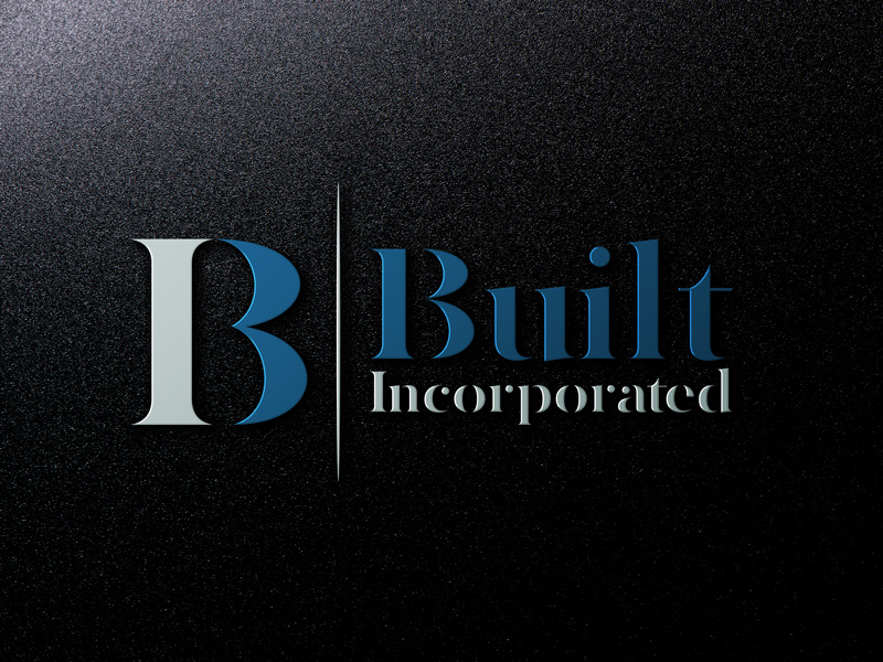 Logo Design by I AM NOBODY for Built Construction Incorporated  | Design #13543837