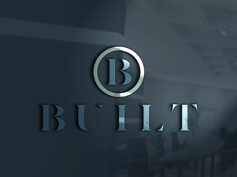Logo Design by I AM NOBODY for Built Construction Incorporated  | Design #13543846