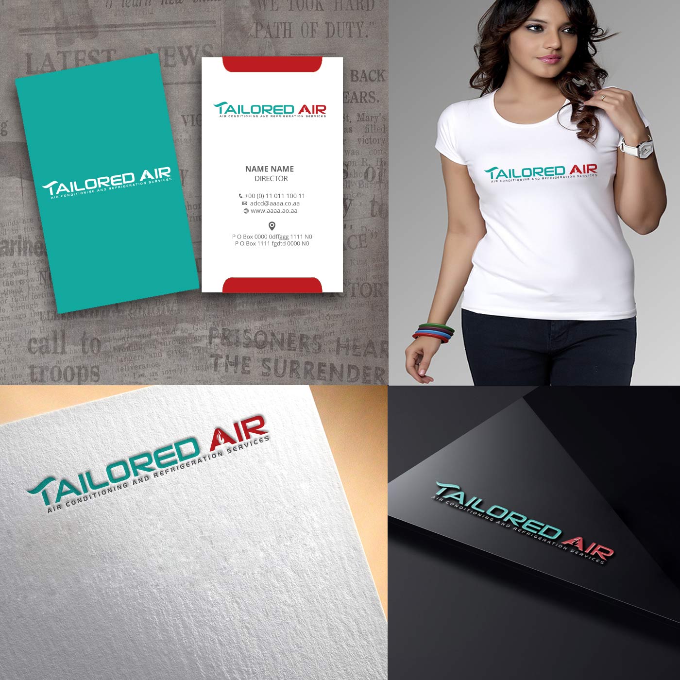 Diseño de Logo por zebronicgraphic para TAILORED AIR | Diseño #13547747