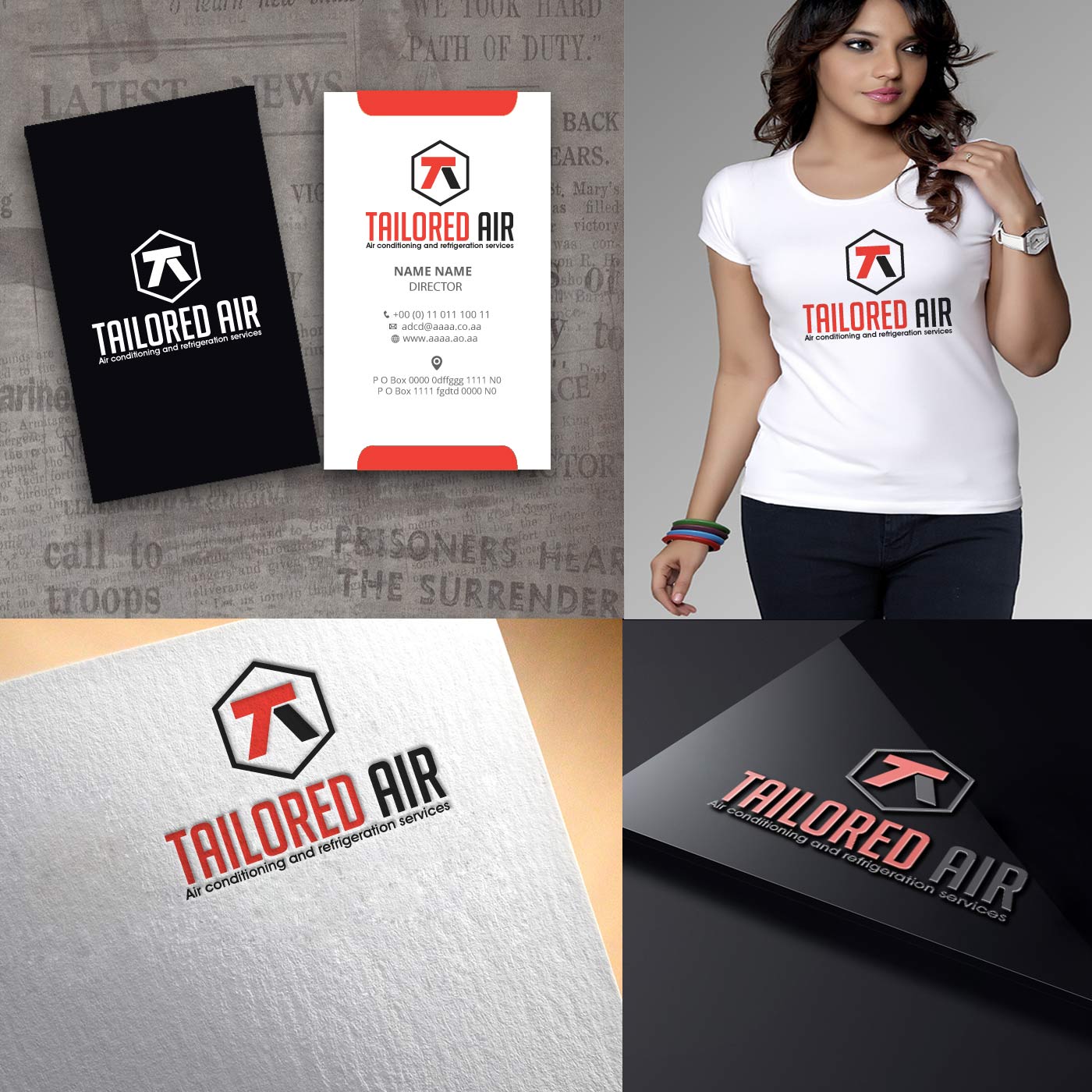 Diseño de Logo por zebronicgraphic para TAILORED AIR | Diseño #13547748