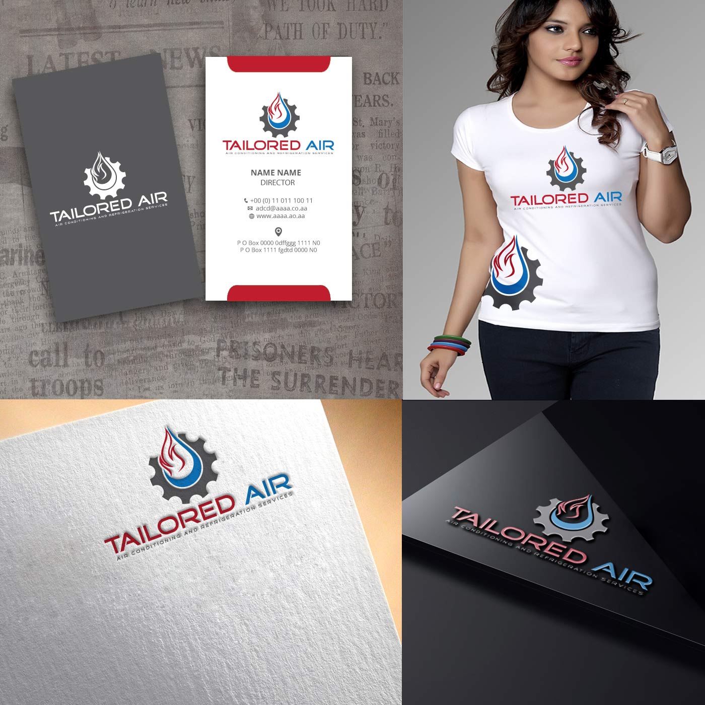 Diseño de Logo por zebronicgraphic para TAILORED AIR | Diseño #13561043