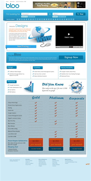 Web Design by pb for this project | Design: #541453