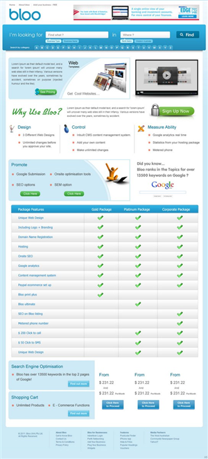 Web Design by pb for this project | Design: #541455