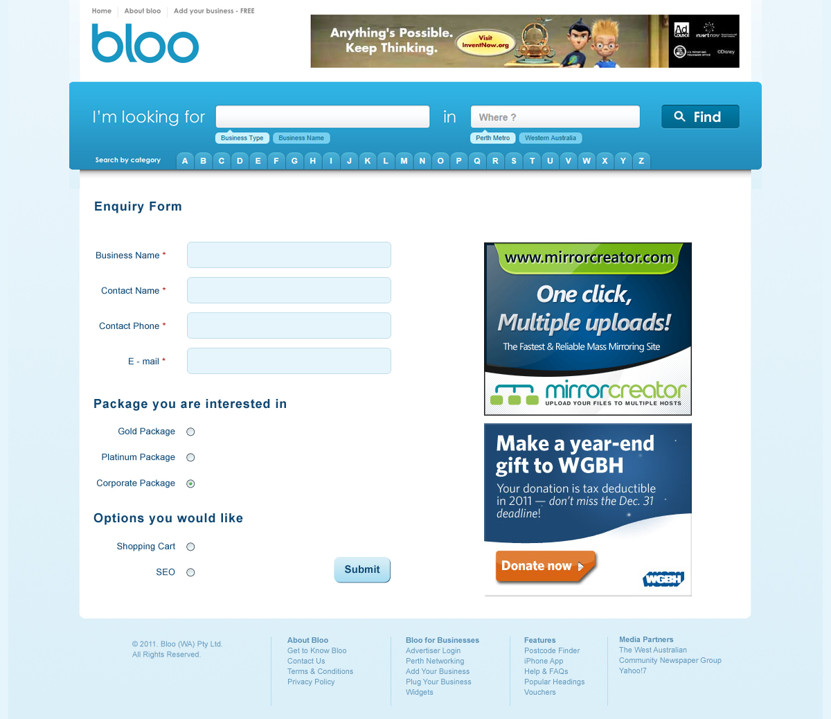 Web Design by pb for this project | Design #552572