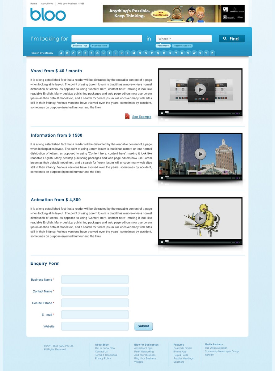 Web Design by pb for this project | Design #552579