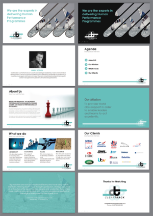 CLEARTRACK PEFORMANCE powerpoint deck. | PowerPoint Design by rkailas