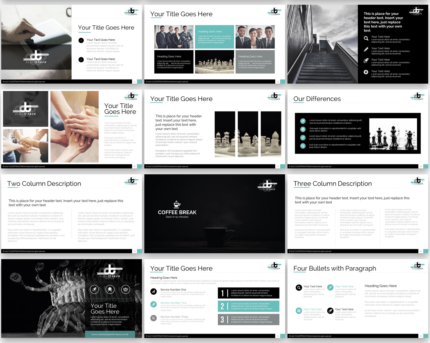 PowerPoint Design by Imazing for Clear track Performance Ltd | Design #13551058