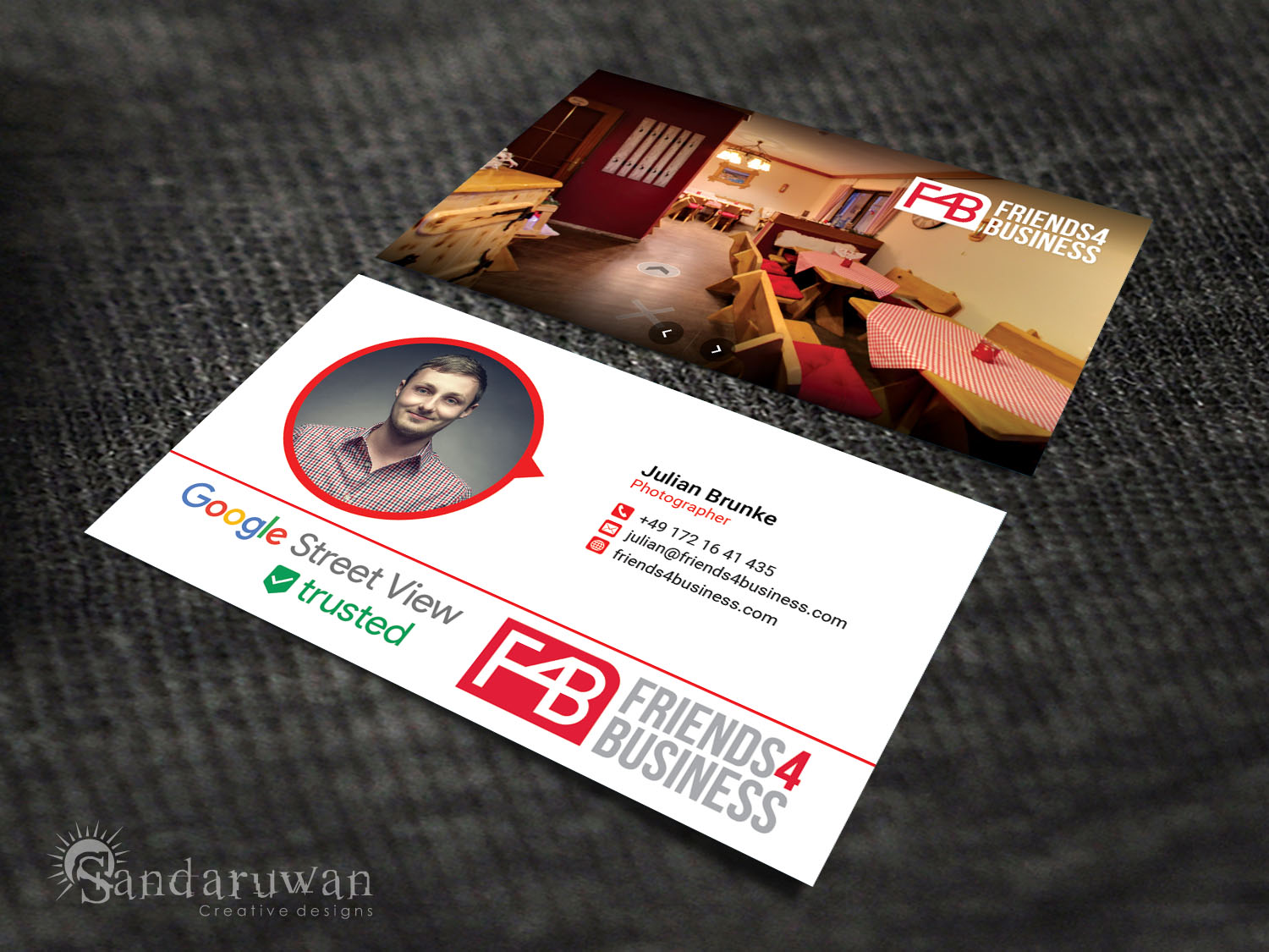 Business Card Design by Sandaruwan for this project | Design #13533763