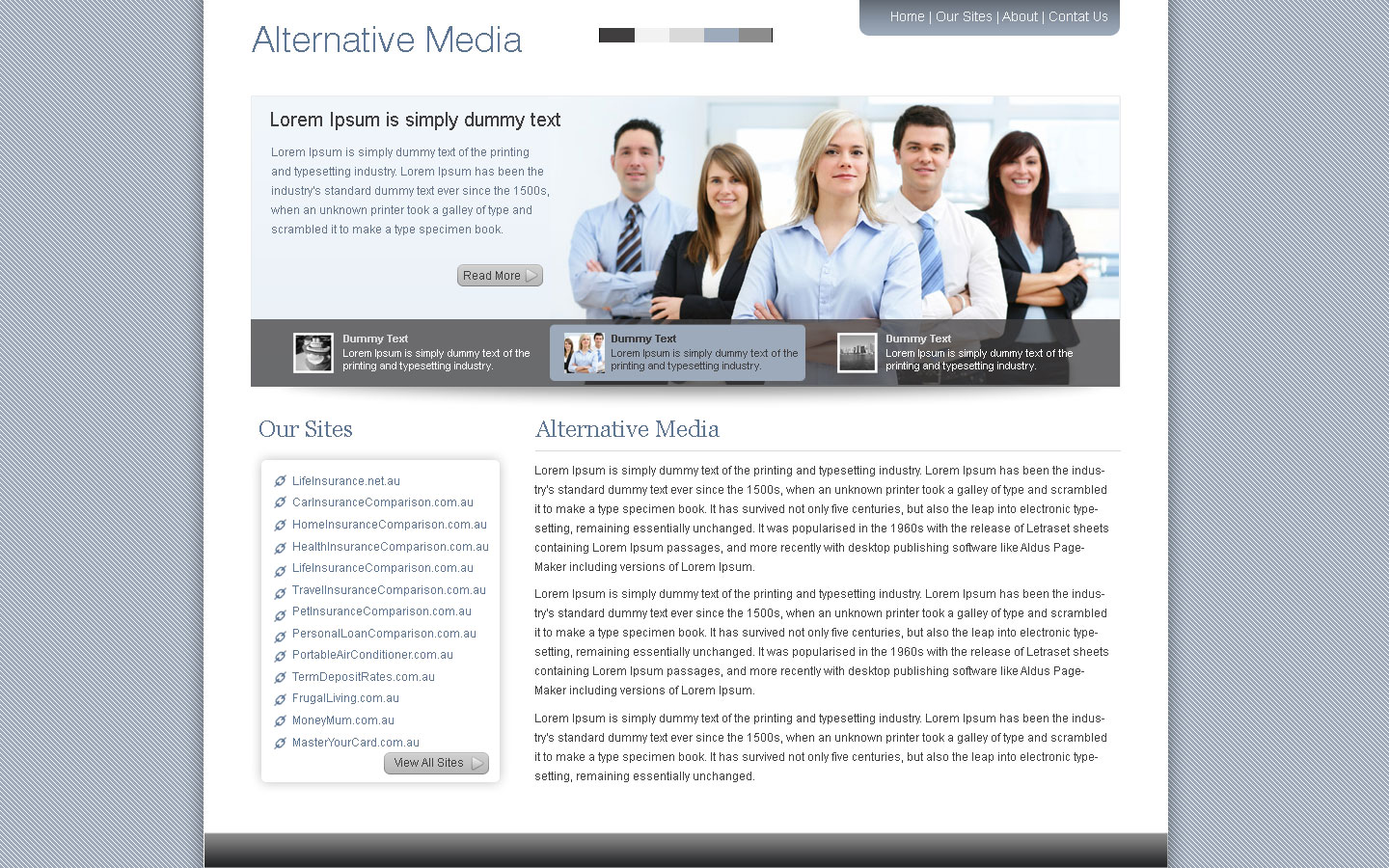 Diseño Web por Artynest para Alternative Media | Diseño #538520
