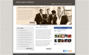 Web Design by Artynest for Alternative Media | Design: #538522