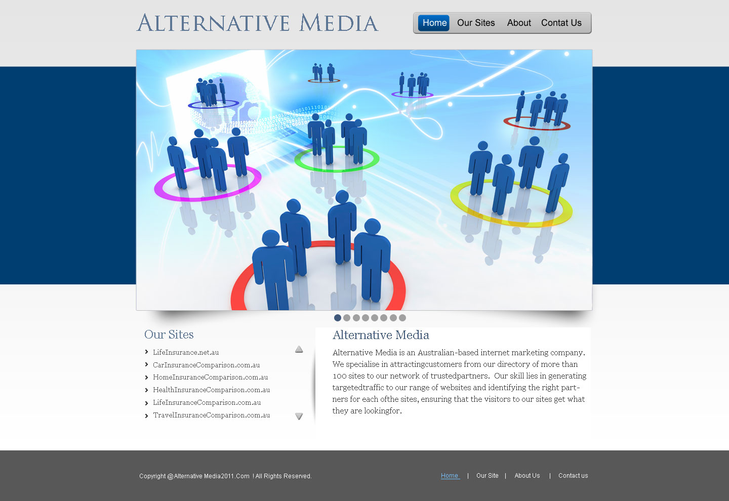 Web Design by Artynest for Alternative Media | Design #546349