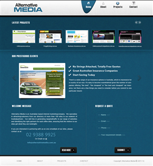 Web Design by webxvision for Alternative Media | Design: #543842