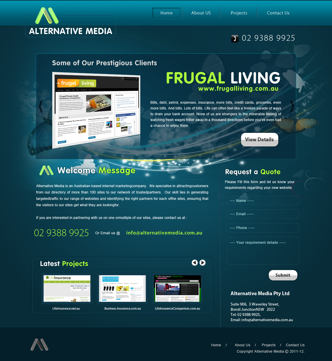 Web Design by webxvision for Alternative Media | Design #543962