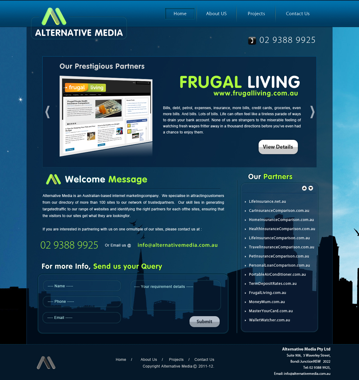Web Design by webxvision for Alternative Media | Design #547974