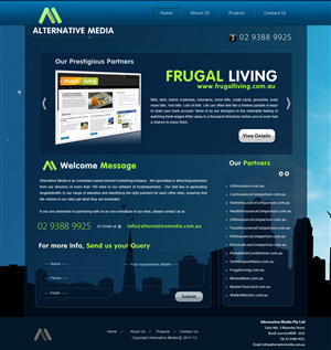 Web Design by webxvision for Alternative Media | Design: #547974
