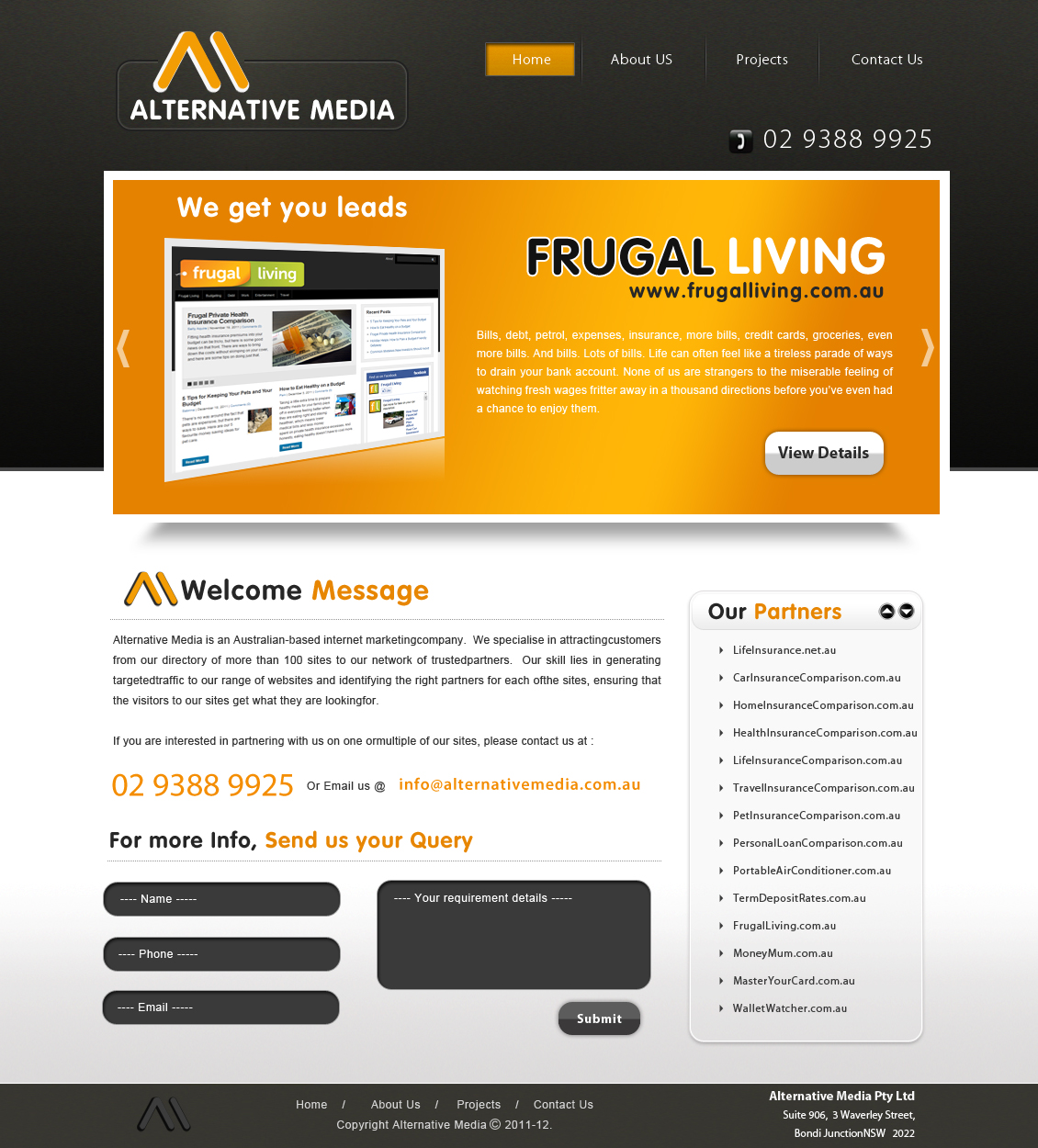 Web Design by webxvision for Alternative Media | Design #547977