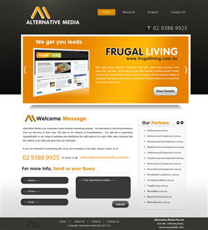 Web Design by webxvision for Alternative Media | Design: #547977