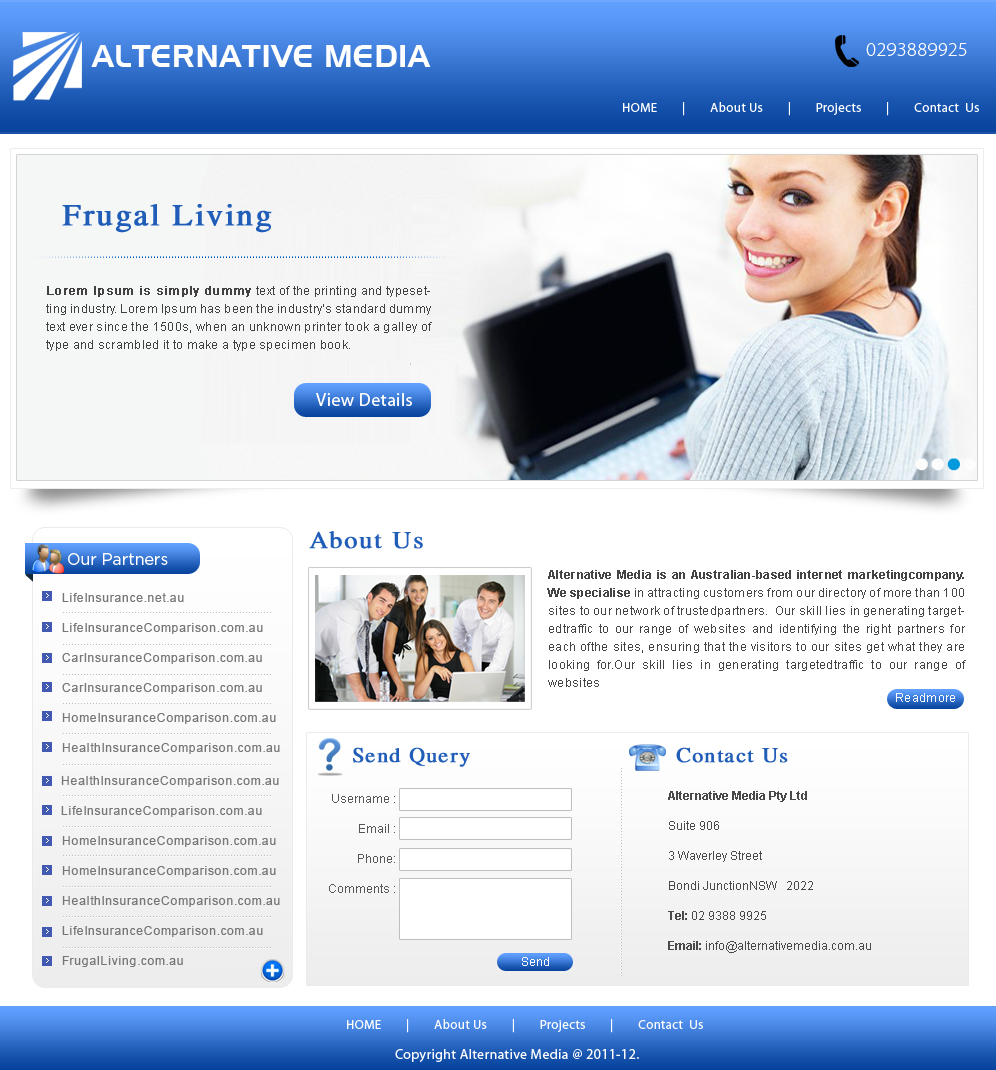 Web Design by webxvision for Alternative Media | Design #551667