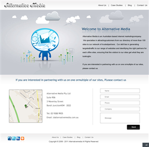 Web Design by pb for Alternative Media | Design: #543405
