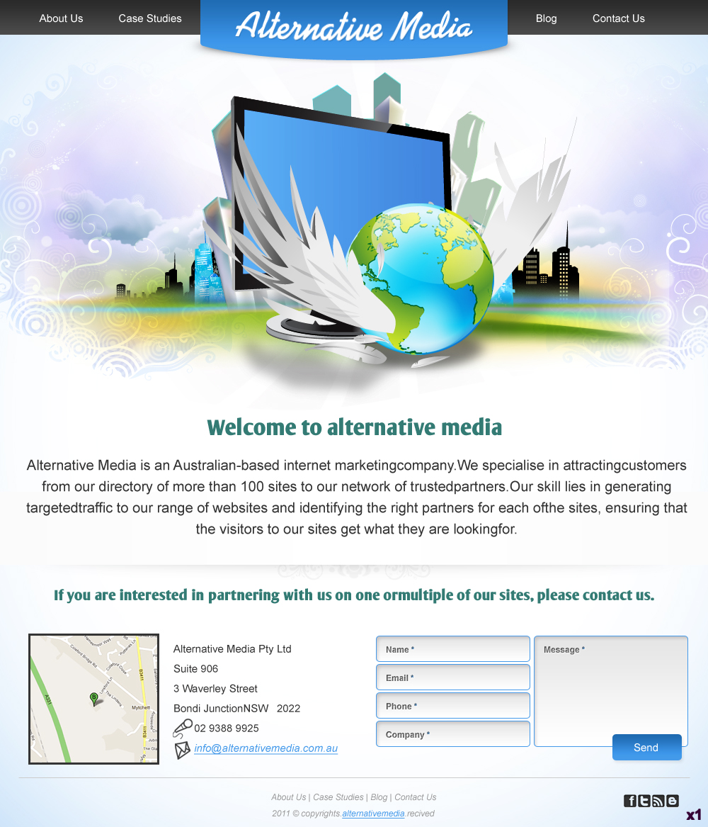 Web Design by pb for Alternative Media | Design #543408