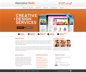 Web-Design von OM für Alternative Media | Design #546884