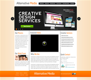 Web Design by OM for Alternative Media | Design: #552755