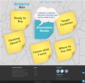 Web Design by RapraDesign for Alternative Media | Design: #578903
