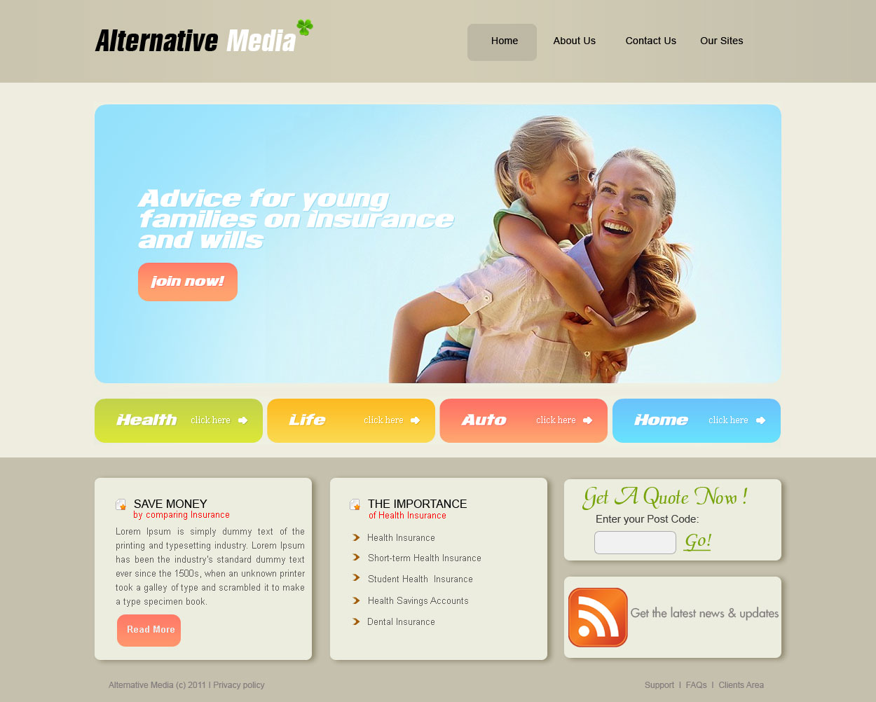 Web Design by jsinfoway for Alternative Media | Design #549139