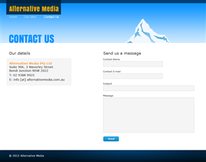 Web Design by ReyeR for Alternative Media | Design: #549167