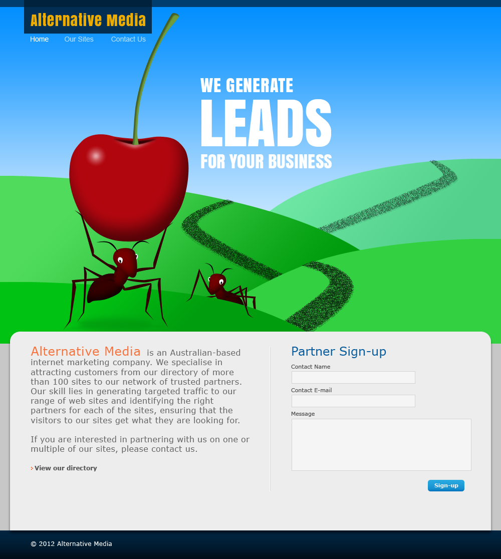 Web Design by ReyeR for Alternative Media | Design #560313