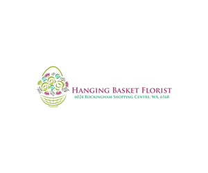 Hanging Basket Florist | Logo Design by Mandarina