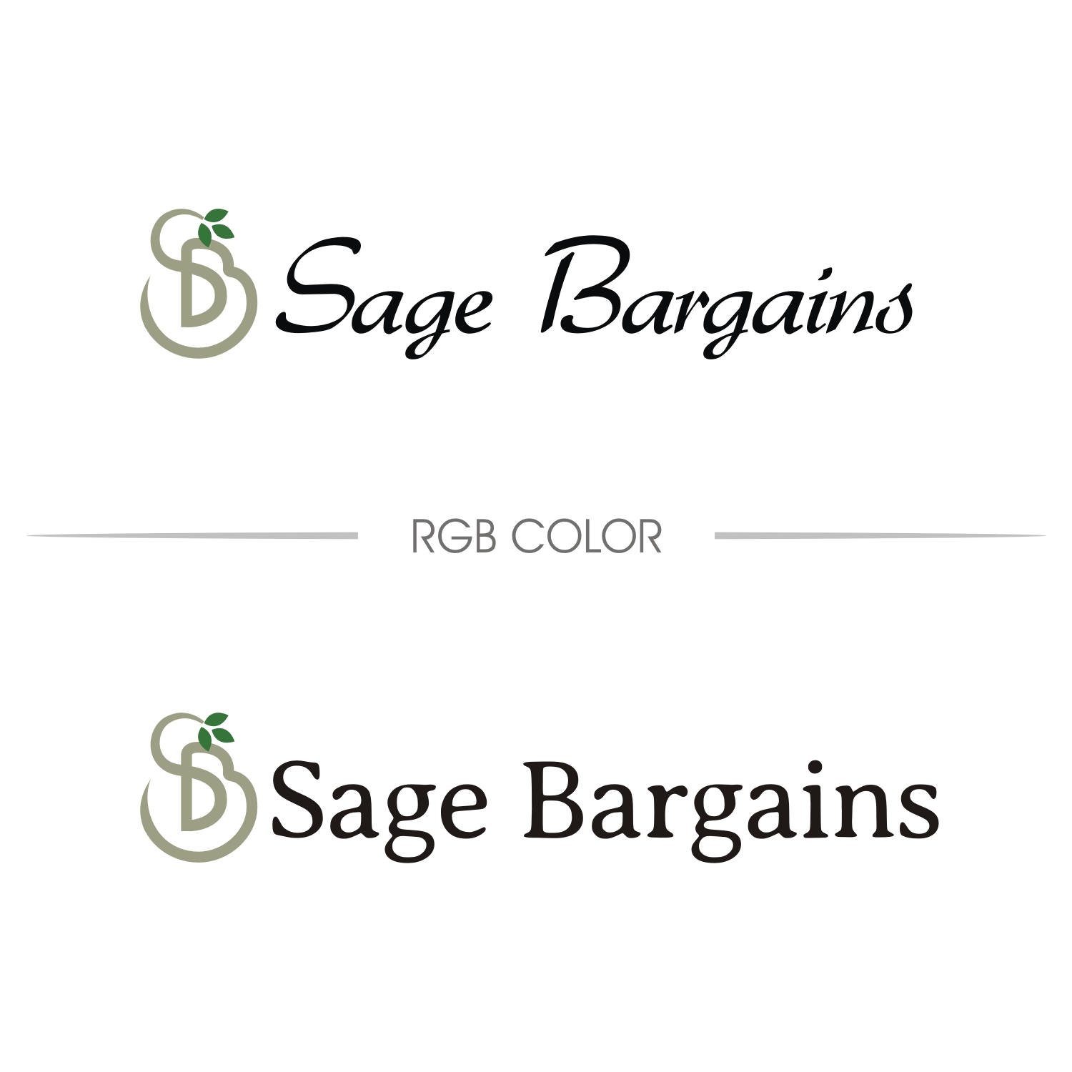 Diseño de Logo por e-graphics para Sage Bargains | Diseño #13587551