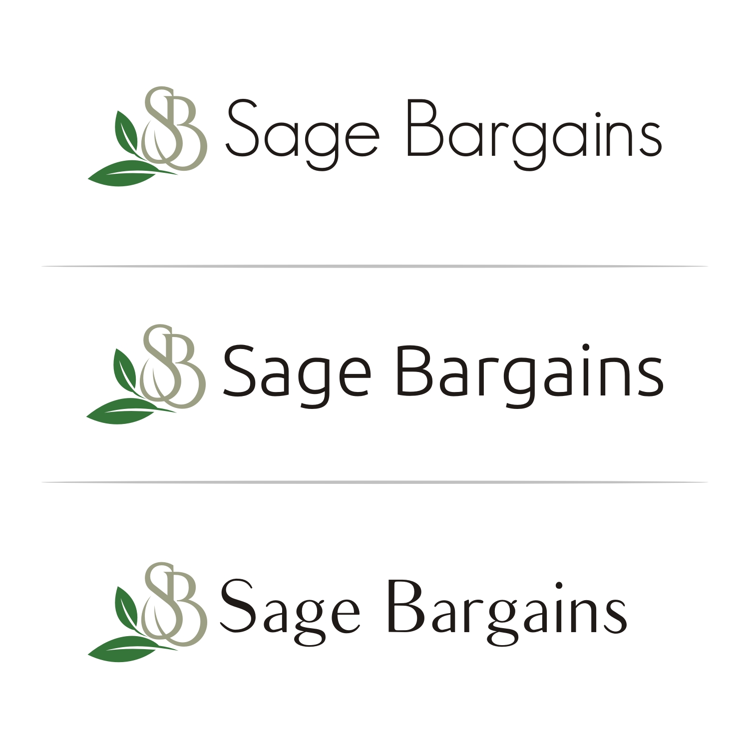 Logo Design by e-graphics for Sage Bargains | Design #13597566