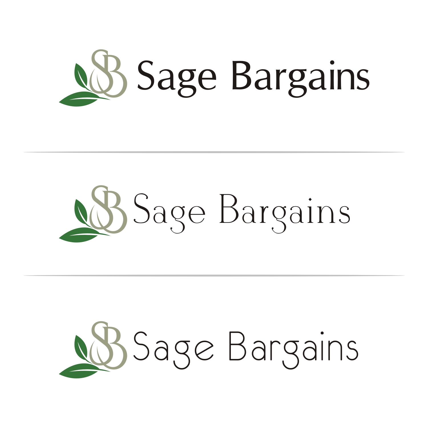 Logo Design by e-graphics for Sage Bargains | Design #13597567