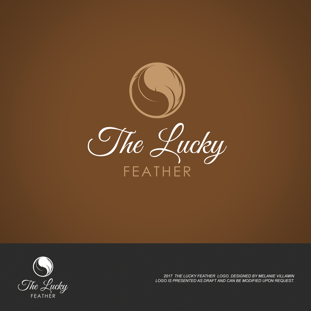 Logo Design by mvillamin for The Lucky Feather | Design #13545774