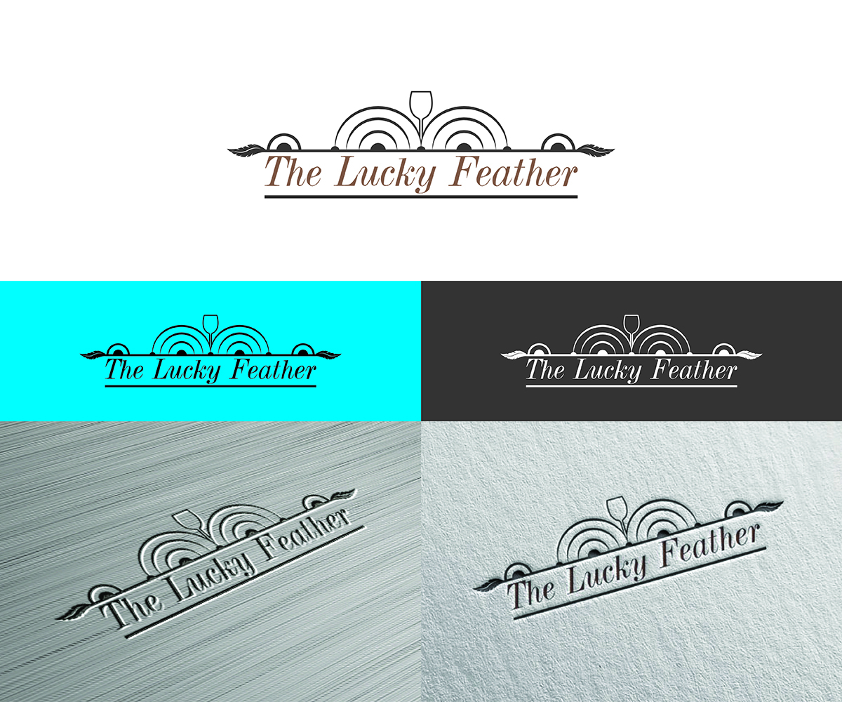 Logo Design by eMARK for The Lucky Feather | Design #13545260