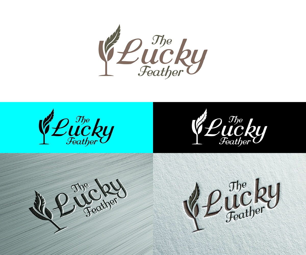 Logo Design by eMARK for The Lucky Feather | Design #13545261
