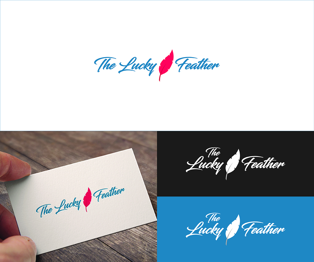 Logo Design by Logico Artlines for The Lucky Feather | Design #13544894